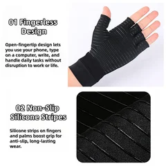 Unisex Half-Finger Cycling & Training Gloves-14