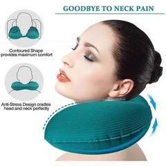 U-Shaped Portable Outdoor Press-Type Self-Inflating Car Seat Cushion Neck Pillow-12