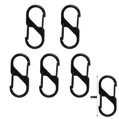 S-Type Zinc Alloy Locking Carabiners, 10 Pack-10