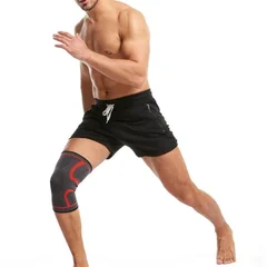 Elastic Nylon Sports Knee Support-12