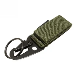 High-Strength Nylon Tactical Backpack Hook Clip Carabiner Climbing Lanyard-4