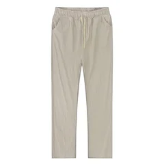 Men's Cotton-Linen Casual Trousers, S–3XL-4