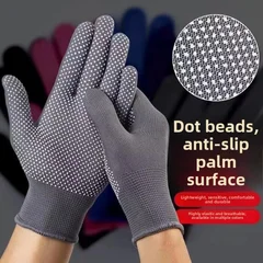 Nylon & PVC Grip Work Gloves, 10/20 Pairs-3