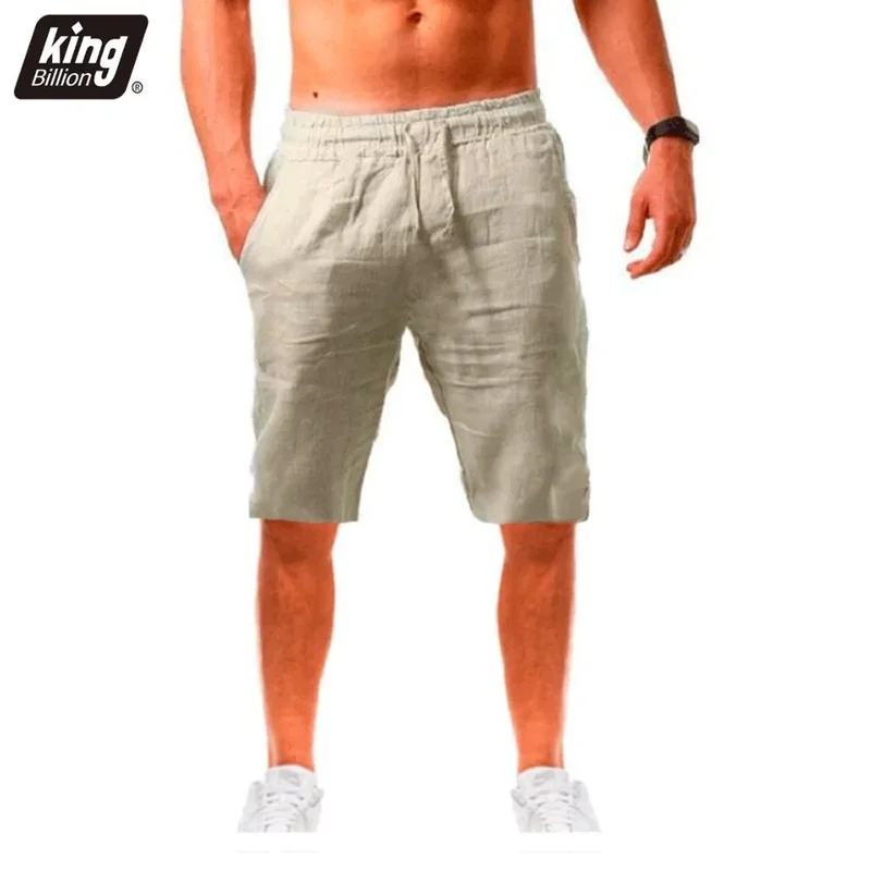 Men's Cotton-Linen Summer Shorts, S–3XL
