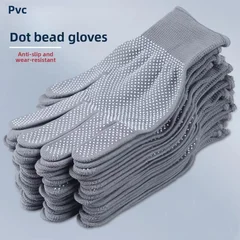Nylon & PVC Grip Work Gloves, 10/20 Pairs-7