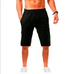 Men's Cotton-Linen Summer Shorts, S–3XL-5