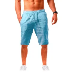Men's Cotton-Linen Summer Shorts, S–3XL-6