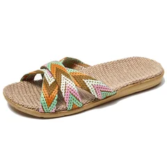Women's Plus Size Flat Sandals, 36–45-9
