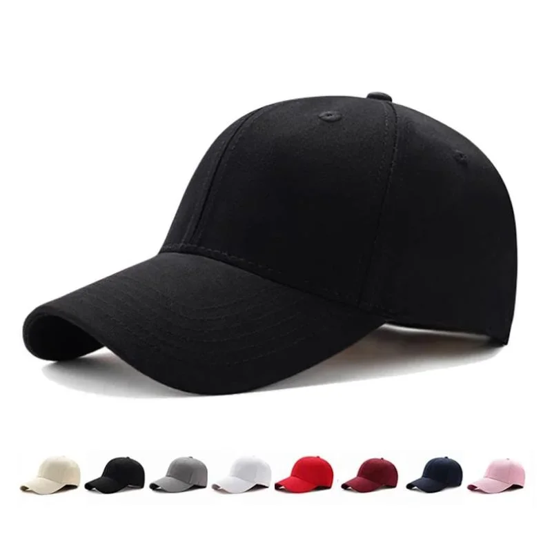 Adjustable Curved-Brim Baseball Cap