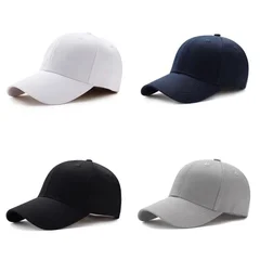 Adjustable Curved-Brim Baseball Cap-2