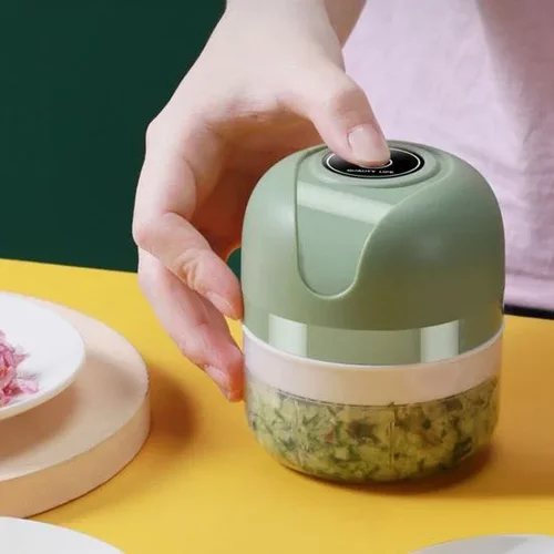 USB Portable Electric Mini Garlic Chopper Kitchen Food Chopper Meat Grinder