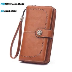 Women's Zipper Wallet & Card Holder-12
