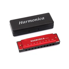10-Hole, 20-Tone C Diatonic Harmonica-7