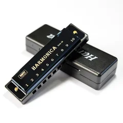 10-Hole, 20-Tone C Diatonic Harmonica-4