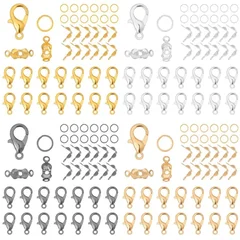 Lobster Clasps & Jump Rings for Jewelry Making, 80 Pieces-12
