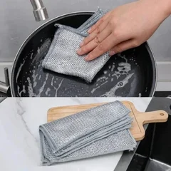 Metal Wire Dishwashing & Cleaning Cloth-3