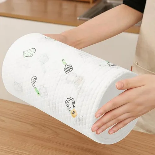 Kitchen Paper Towel Roll, 50/100/200 Sheets