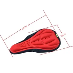 Silicone Breathable Gel Padded Bicycle Seat Cover-4