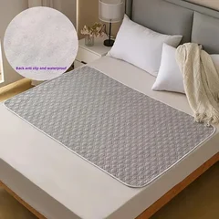 Protetor de colchão impermeável e lavável para incontinência, protetor de cama para menstruação e idosos, fralda geriátrica reutilizável-2