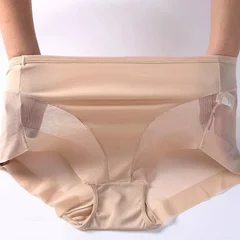 Seamless Breathable Mesh High-Waist Tummy Control Shapewear Base Layer Pants-10