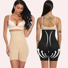 Flarixa High-Waist Seamless Shaping Shorts-2