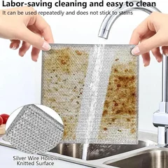Metal Wire Dishwashing & Cleaning Cloth-4
