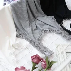 Modal Lace-Trim Seamless Sleeveless White Camisole for Women Spring Summer Base Layer-6