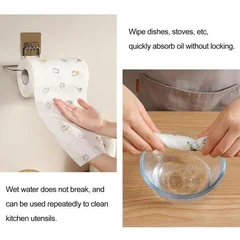 Kitchen Paper Towel Roll, 50/100/200 Sheets-5