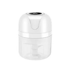 USB Portable Electric Mini Garlic Chopper Kitchen Food Chopper Meat Grinder-7