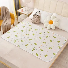 Protetor de colchão impermeável e lavável para incontinência, protetor de cama para menstruação e idosos, fralda geriátrica reutilizável-8