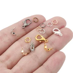 Lobster Clasps & Jump Rings for Jewelry Making, 80 Pieces-4