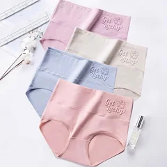 Women's Cotton Briefs, 4 Pack, M–5XL-35