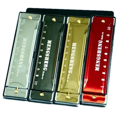 10-Hole, 20-Tone C Diatonic Harmonica-6