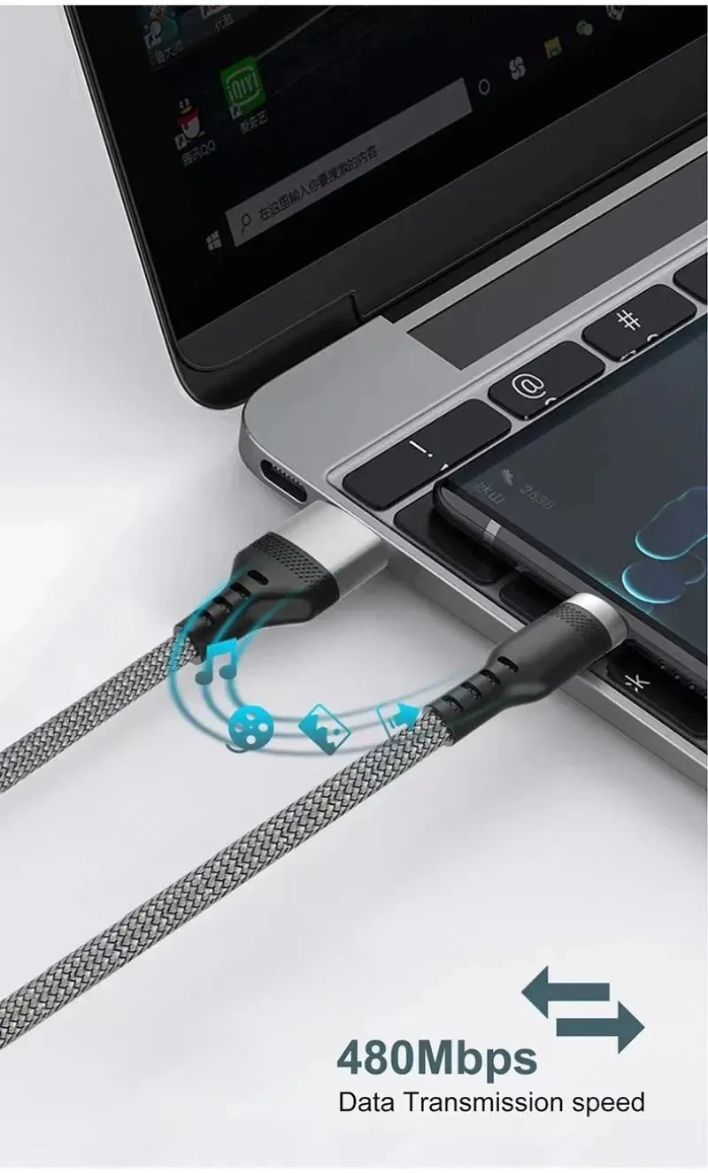 USB-C 5A Charging Cable, 3m/5m/8m — Product detail image 6