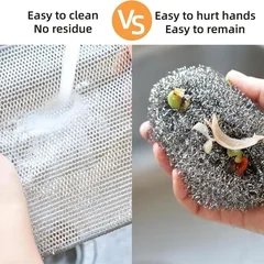 Metal Wire Dishwashing & Cleaning Cloth-8
