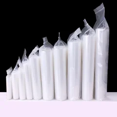 100-Pack Resealable Zipper Bags Clear Food Storage Fresh-Keeping Vacuum Packaging Bags-3