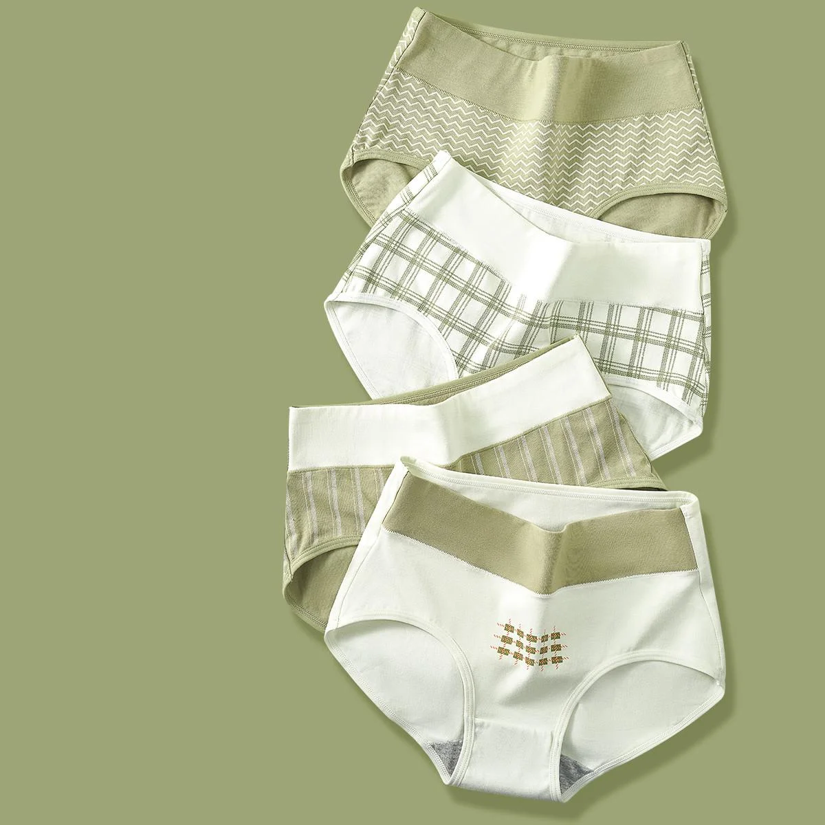 Women's Cotton Briefs, 4 Pack, M–5XL — Product detail image 1