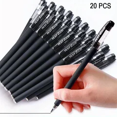 0.5mm Black Gel Pens, 20 Pack-2