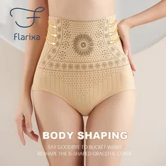 Flarixa Seamless High-Waist Shaping Shorts-5
