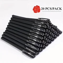 0.5mm Black Gel Pens, 20 Pack-3