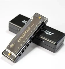 10-Hole, 20-Tone C Diatonic Harmonica-2
