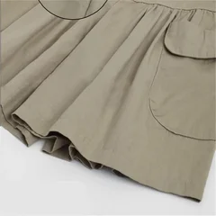 Women's Elastic-Waist Wide-Leg Summer Shorts-6