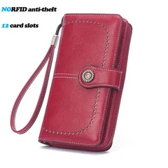 Women's Zipper Wallet & Card Holder-14