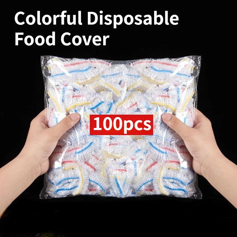Colorful Disposable Food Storage Covers Kitchen Refrigerator Food-Grade Plastic Wrap — Product detail image 1