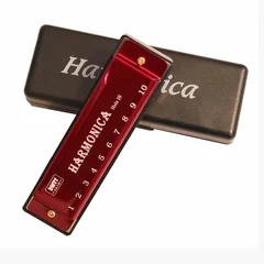 10-Hole, 20-Tone C Diatonic Harmonica-3