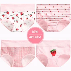 Women's Cotton Briefs, 4 Pack, M–5XL-16