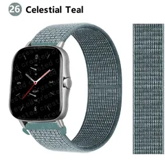 Bracelet en nylon de sport 20 mm/22 mm pour montre intelligente Amazfit GTS/GTR/Bip/Stratos-33