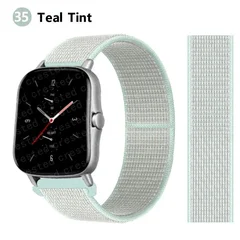 Bracelet en nylon de sport 20 mm/22 mm pour montre intelligente Amazfit GTS/GTR/Bip/Stratos-34