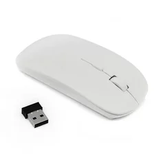Souris optique sans fil USB ultra-fine 2,4 GHz avec récepteur pour ordinateur portable-5