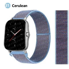 Bracelet en nylon de sport 20 mm/22 mm pour montre intelligente Amazfit GTS/GTR/Bip/Stratos-39